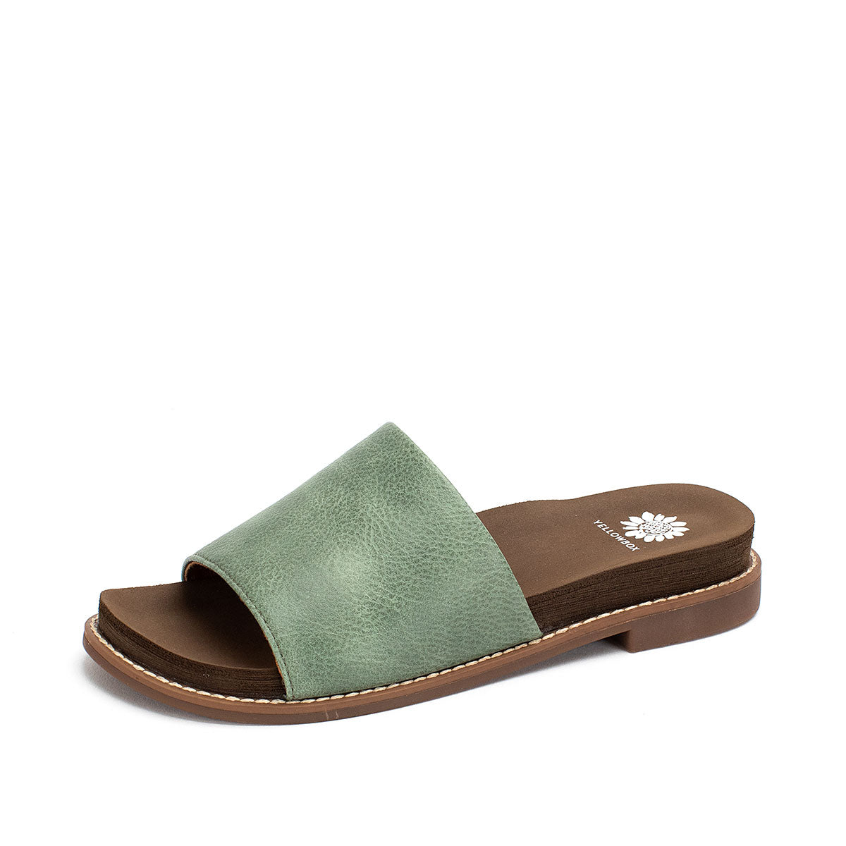 Yellow Box Footwear Great Value | Kalo Slide Sandal - Sage