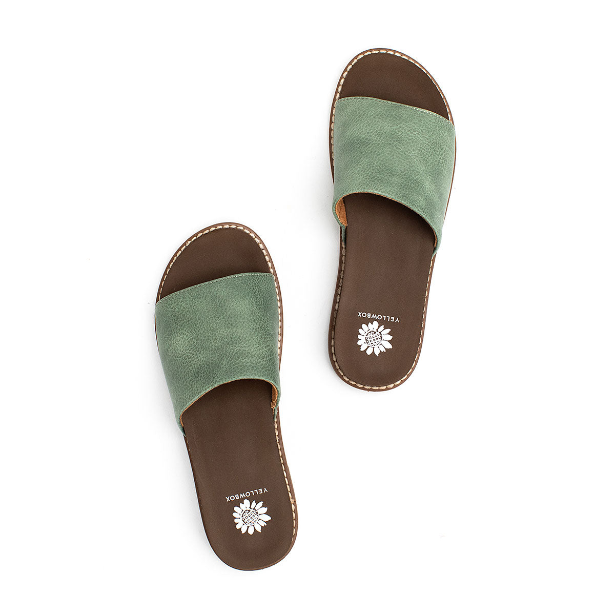 Yellow Box Footwear Great Value | Kalo Slide Sandal - Sage