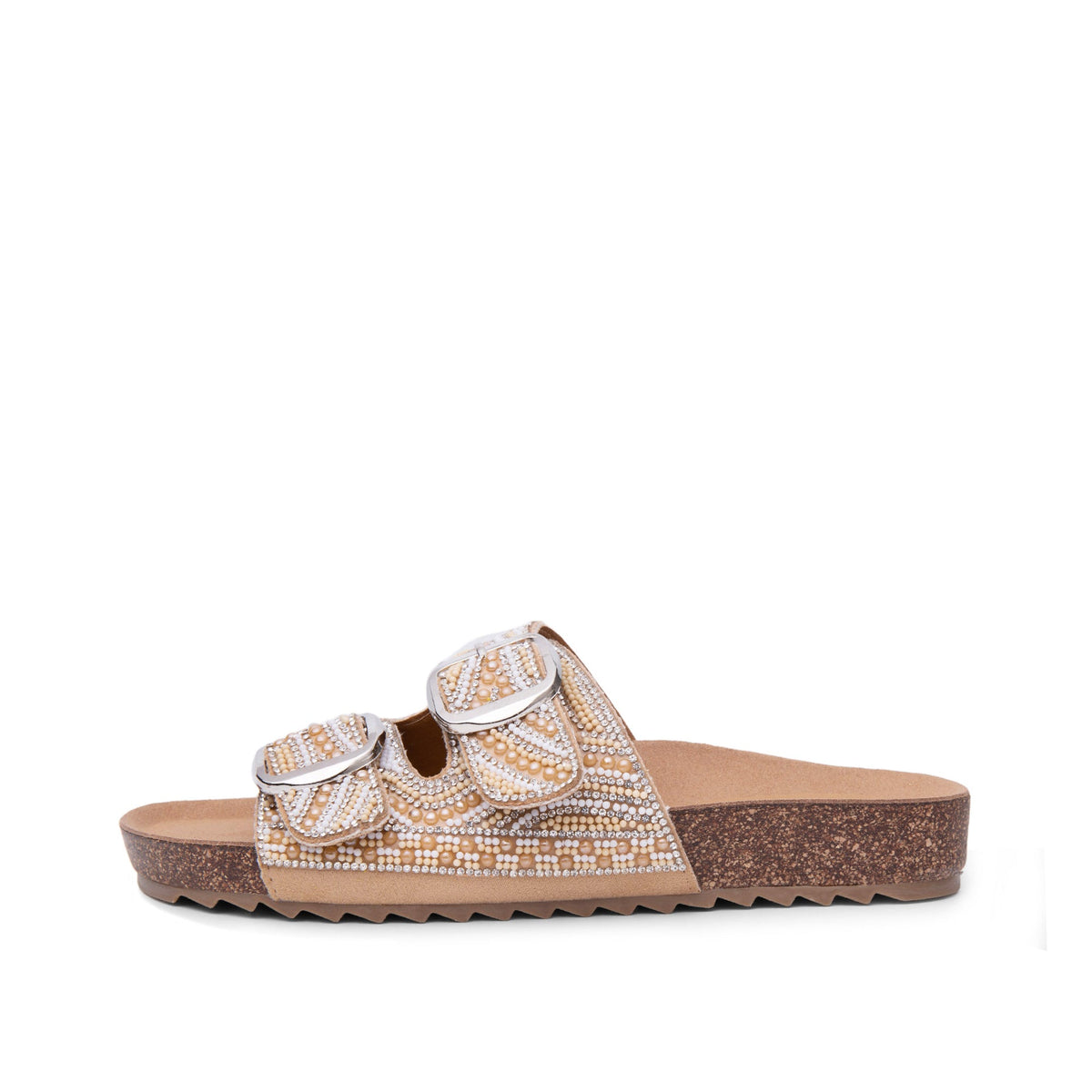 Yellow Box Footwear Trending | Hasina Slide Sandal - Natural