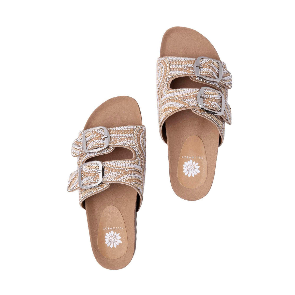 Yellow Box Footwear Trending | Hasina Slide Sandal - Natural