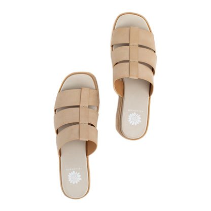 Yellow Box Footwear Exclusive | Joy Platform Wedge - Natural