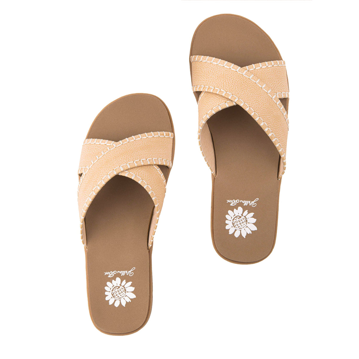 Yellow Box Footwear Quality | Fariel Slide Sandal - Natural
