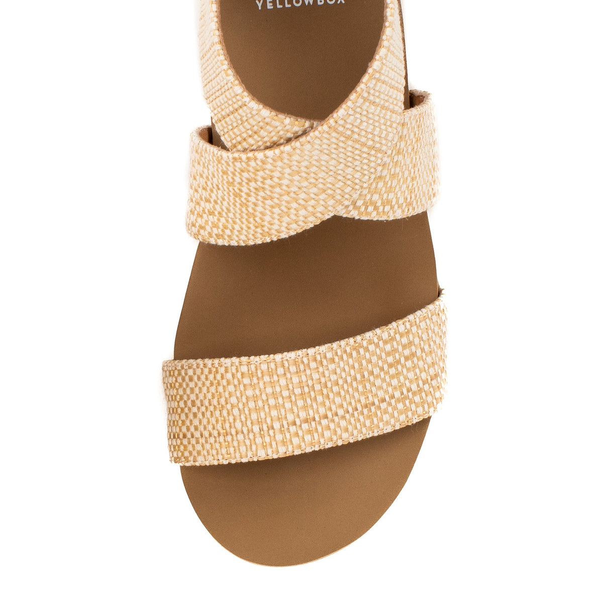 Yellow Box Footwear Deals | Bronwen Wedge Sandal - Natural