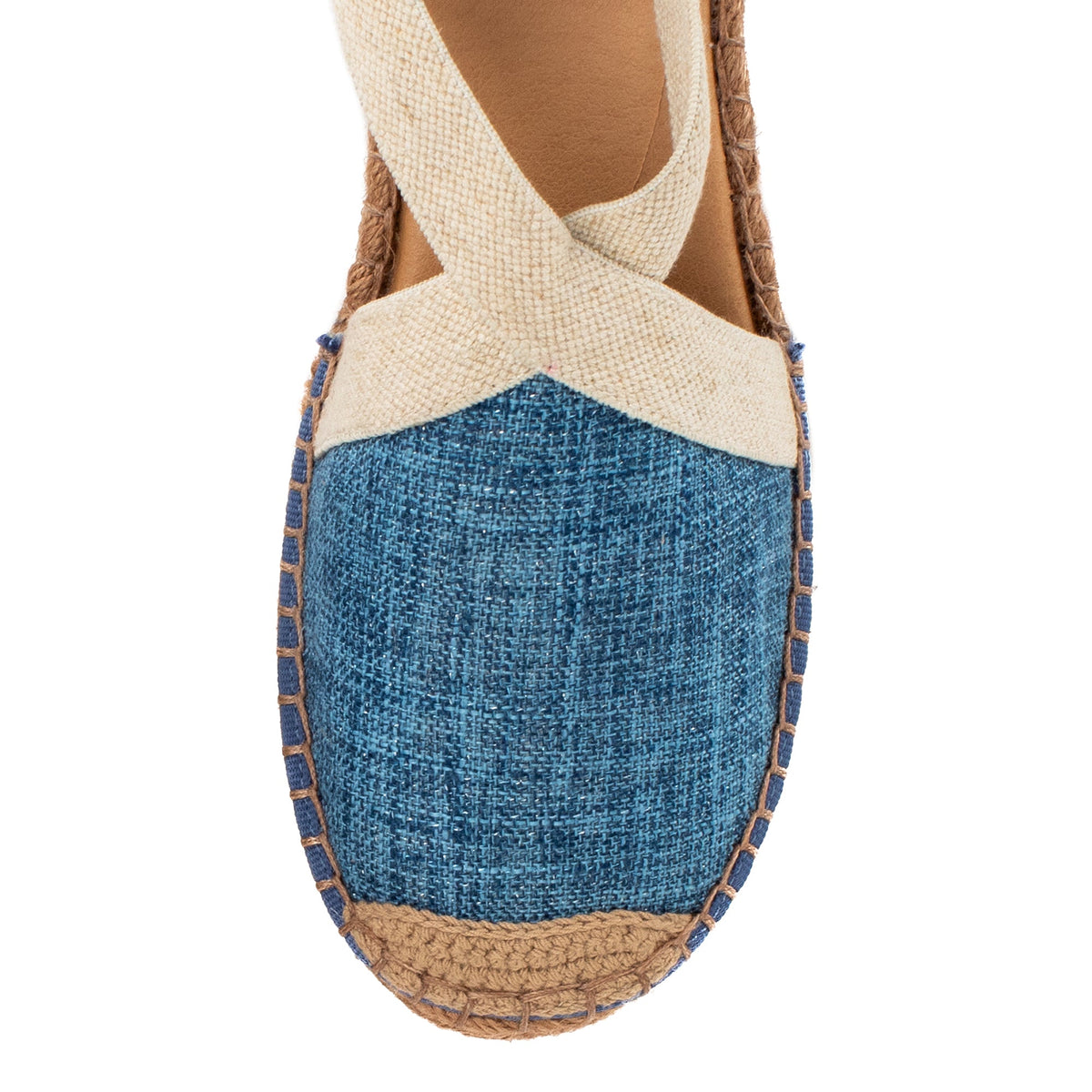 Yellow Box Footwear Trusted | Erica Espadrille Wedge - Denim