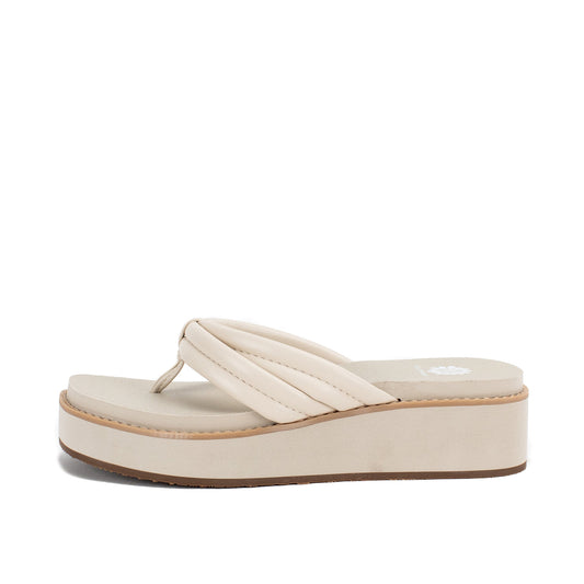 Yellow Box Footwear Customer Favorite | Hasani Flatform Sandal - Ivory