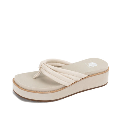 Yellow Box Footwear Customer Favorite | Hasani Flatform Sandal - Ivory