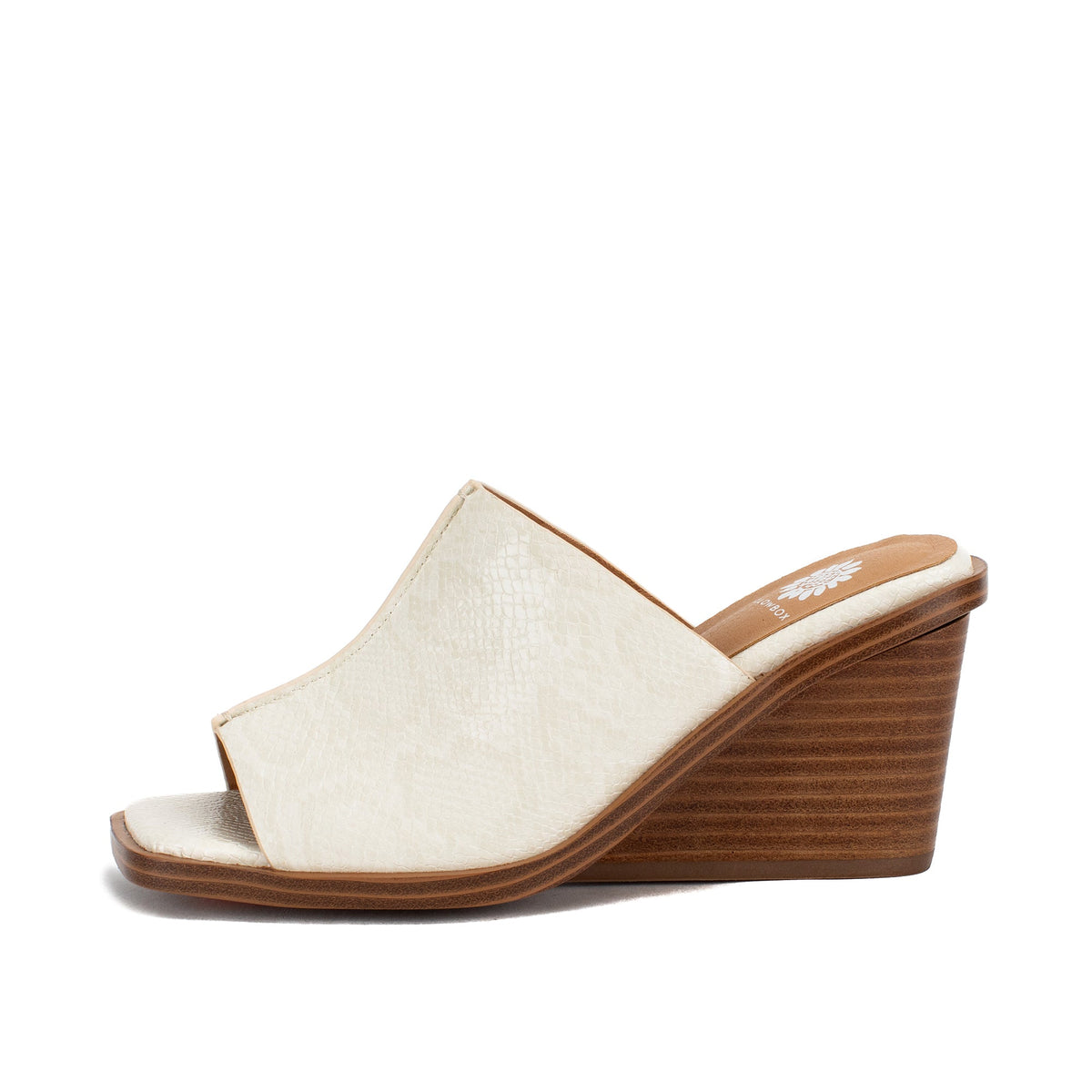 Yellow Box Footwear Quality | Vellore Wedge Sandal - White Multi