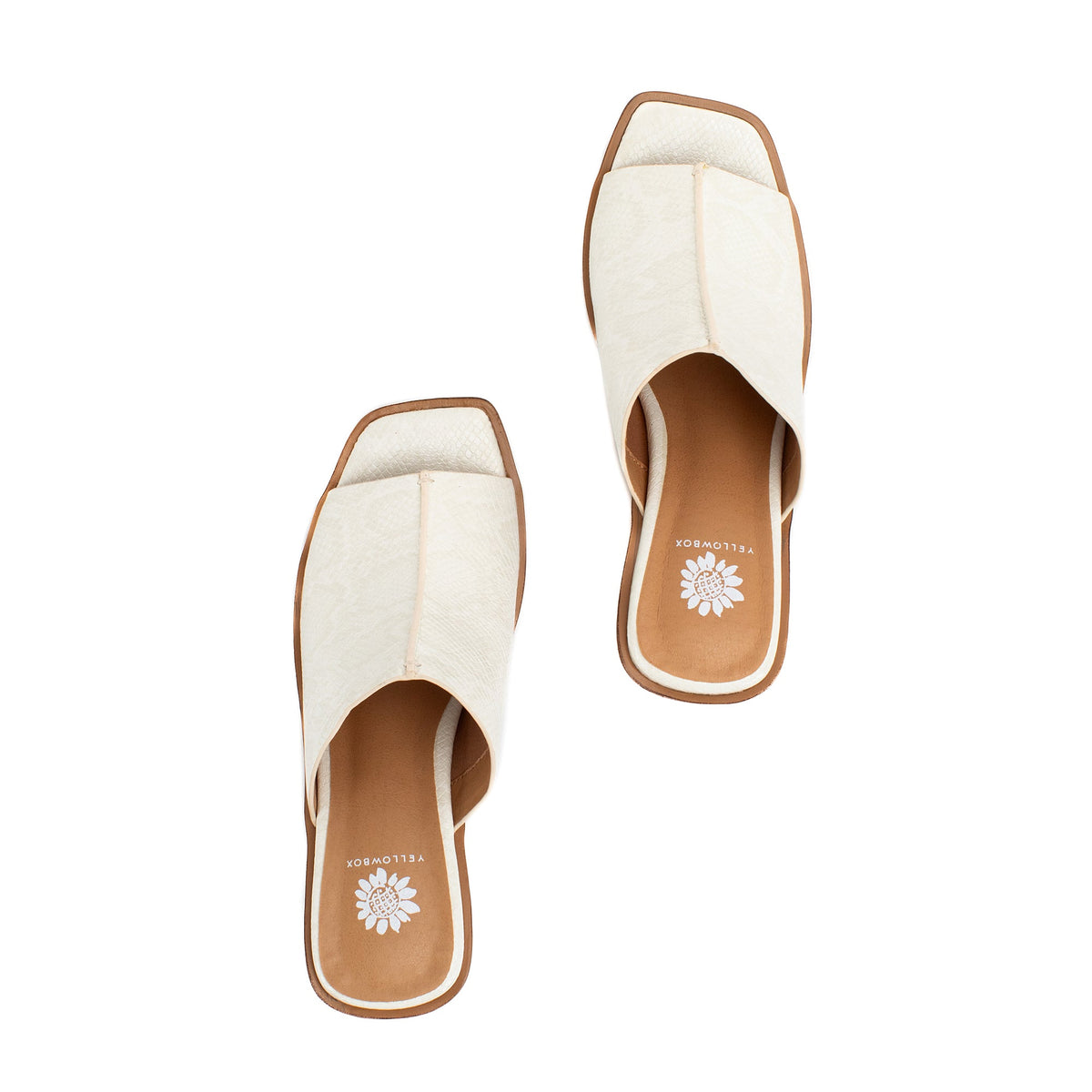 Yellow Box Footwear Quality | Vellore Wedge Sandal - White Multi