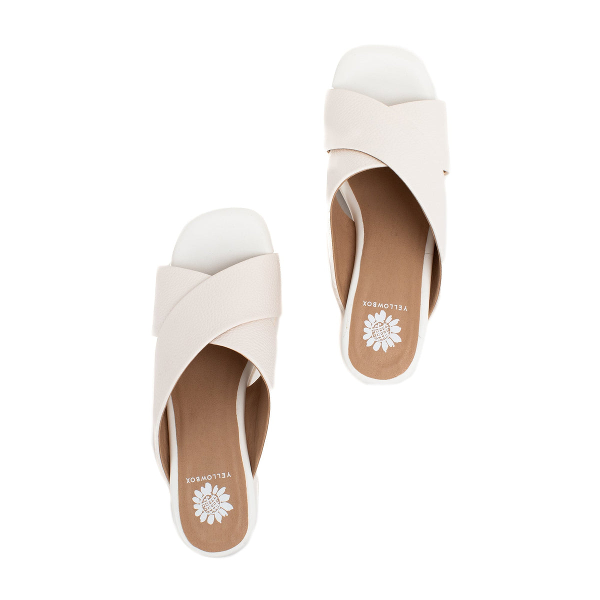 Yellow Box Footwear Recommended | Ovilia Platform Heell - Ivory