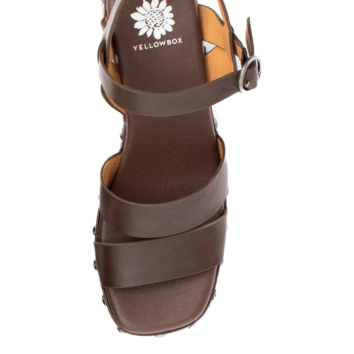 Yellow Box Footwear Latest | Orsha Platform Heel - Dark Brown