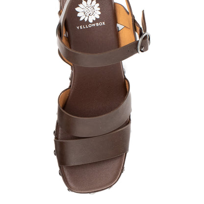 Yellow Box Footwear Latest | Orsha Platform Heel - Dark Brown