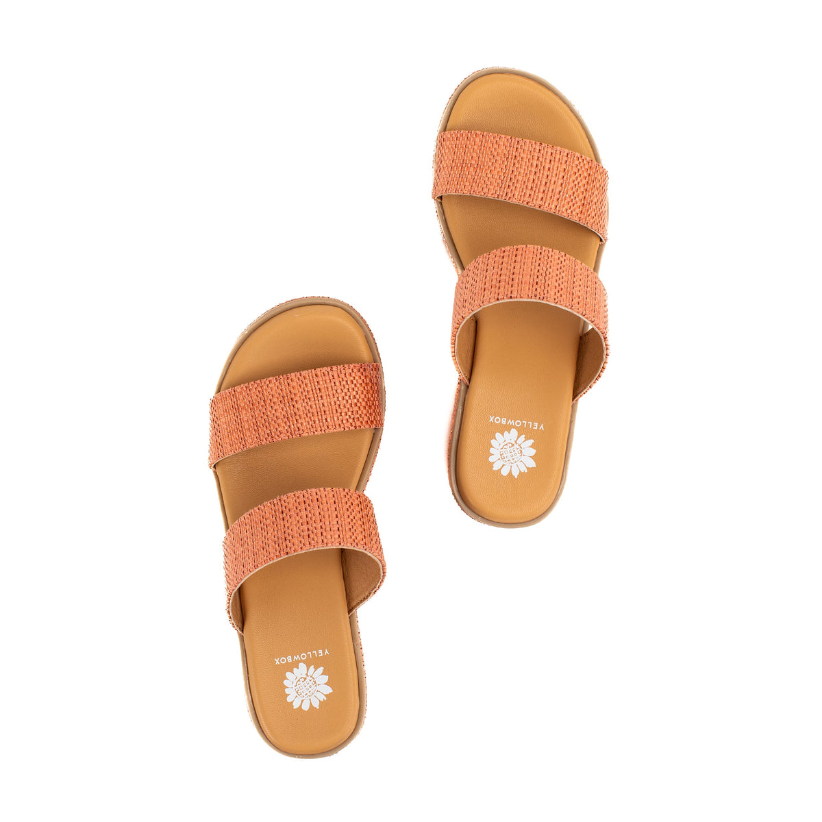 Yellow Box Footwear Everyday | Inisa Wedge Sandal - Coral