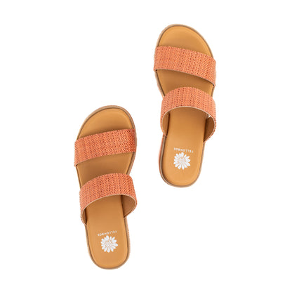 Yellow Box Footwear Everyday | Inisa Wedge Sandal - Coral