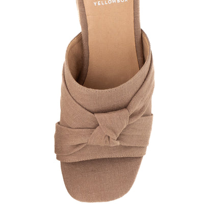 Yellow Box Footwear Customer Favorite | Ordo Platform Heel - Taupe
