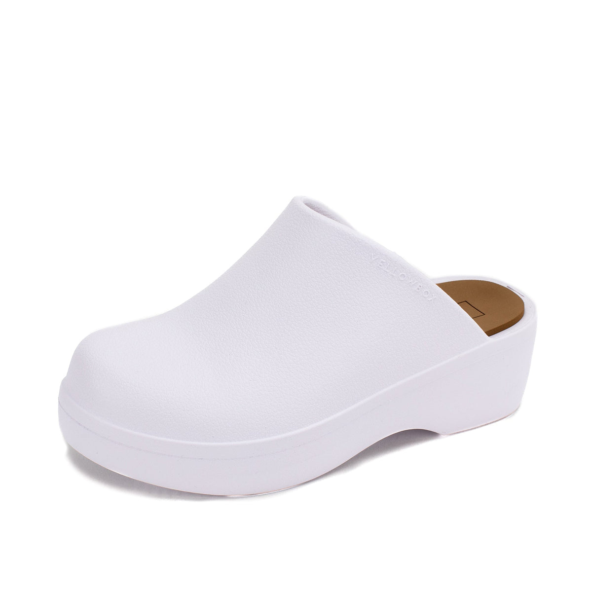 Yellow Box Footwear Hot Sale | Zippy Clog - White