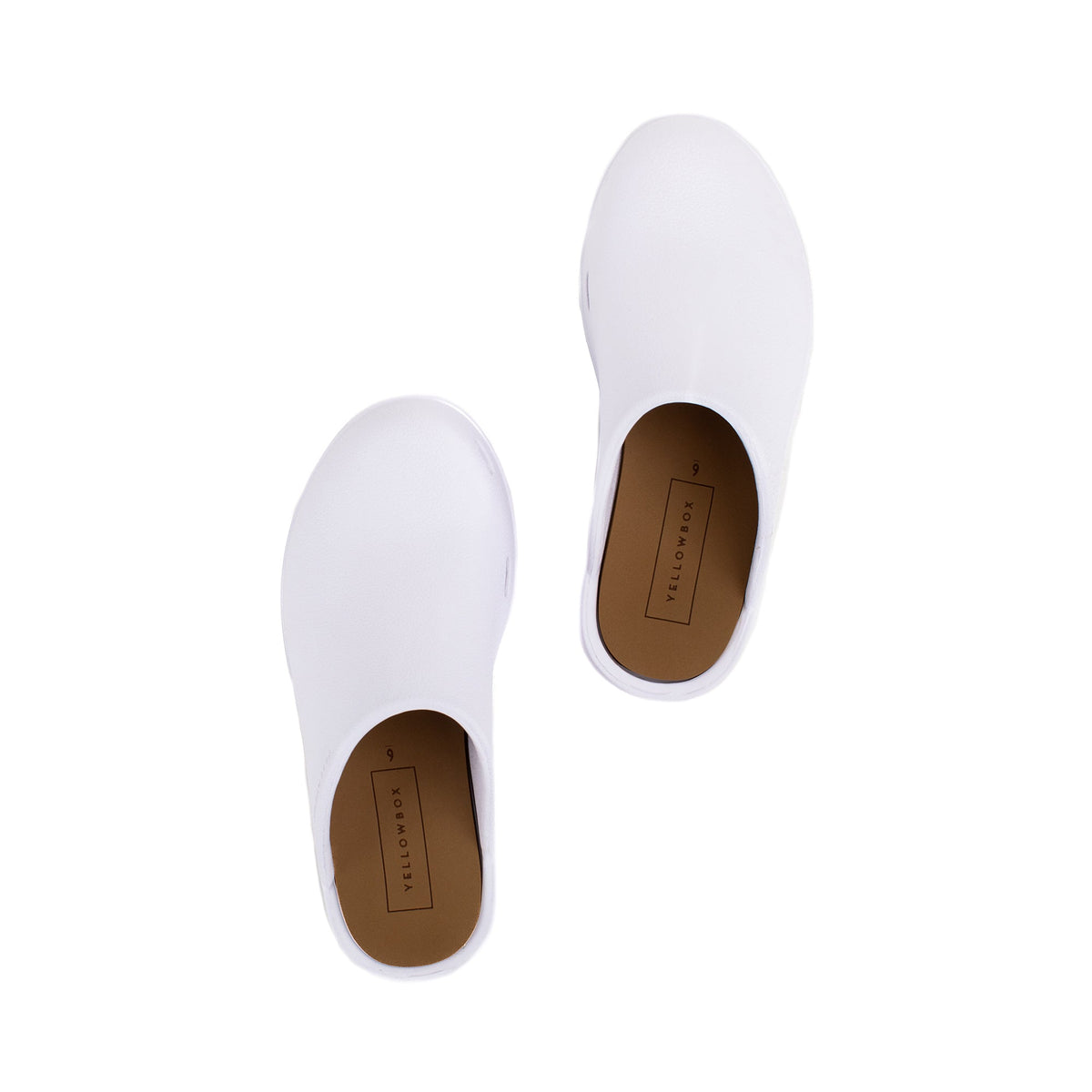 Yellow Box Footwear Hot Sale | Zippy Clog - White
