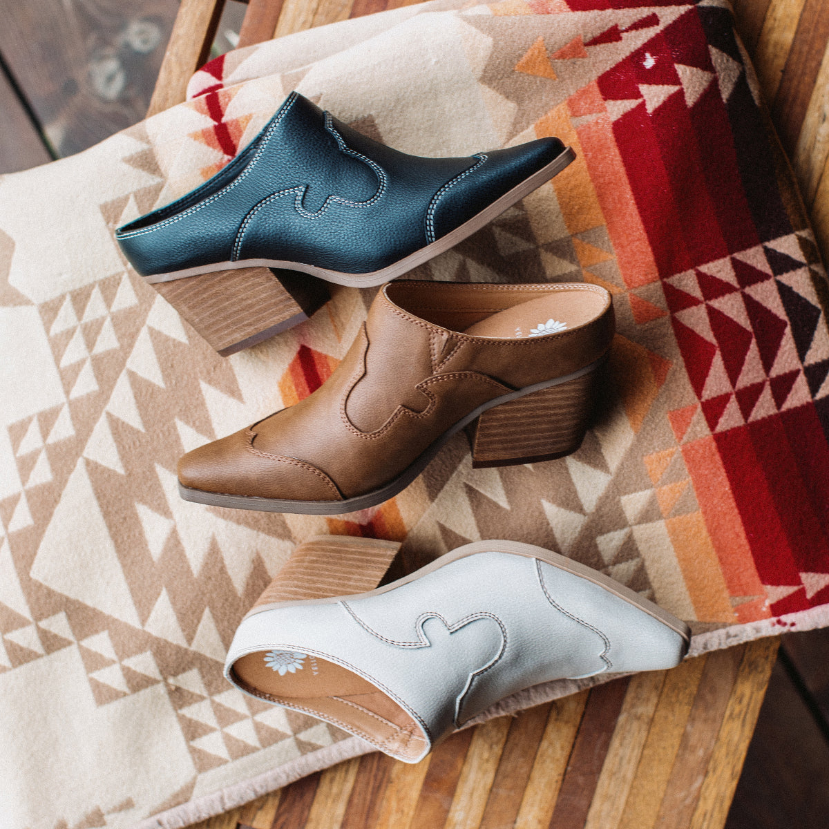 Yellow Box Footwear Best Price | Cyan Heeled Mule - Black