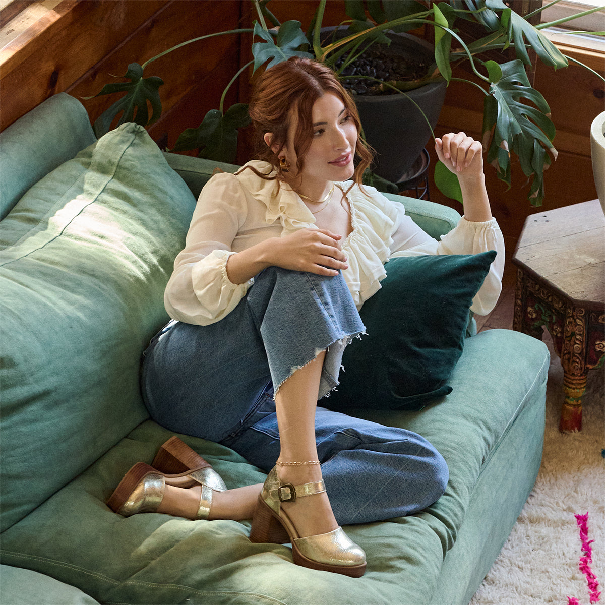 Yellow Box Footwear Recommended | Lauralyn Platform Clog - Tan