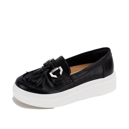Yellow Box Footwear Great Value | Erina Loafer Sneaker - Black