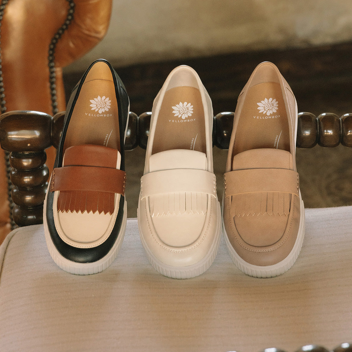 Yellow Box Footwear Hot Sale | Downey Loafer Sneaker - Ivory
