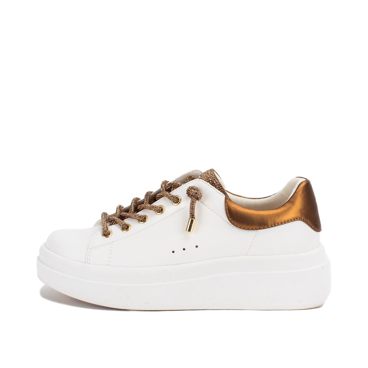 Yellow Box Footwear Best Price | Earl Rhinestone Sneaker - Bronze