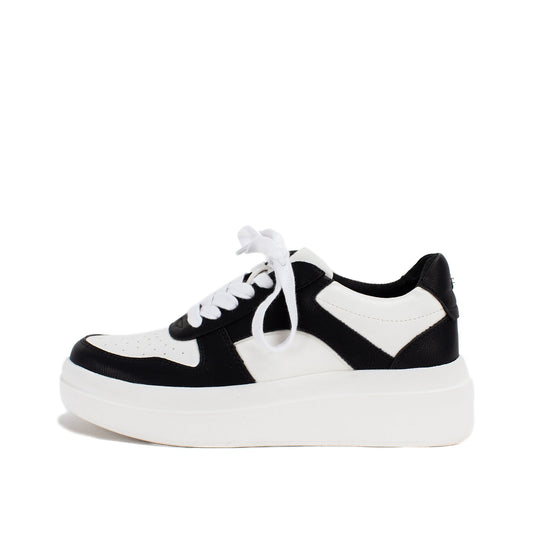 Yellow Box Footwear Best Seller | Emma Flatform Sneaker - Black