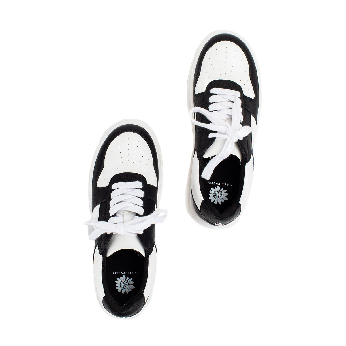 Yellow Box Footwear Best Seller | Emma Flatform Sneaker - Black