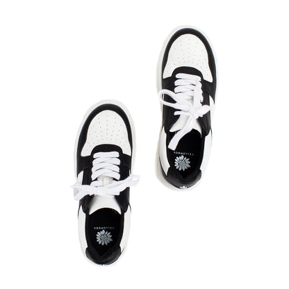Yellow Box Footwear Best Seller | Emma Flatform Sneaker - Black