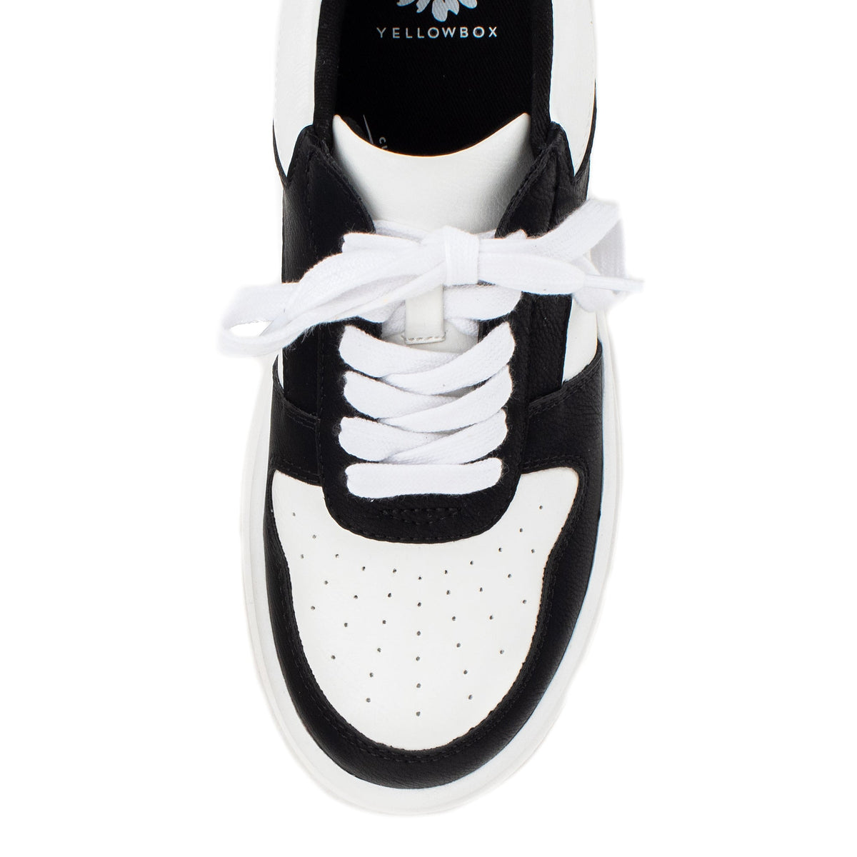 Yellow Box Footwear Best Seller | Emma Flatform Sneaker - Black