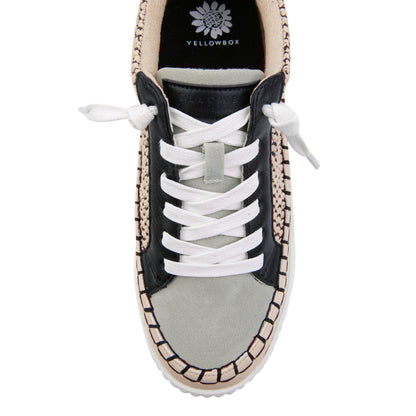 Yellow Box Footwear Exclusive | Moxie Lace-Up Sneaker - Black