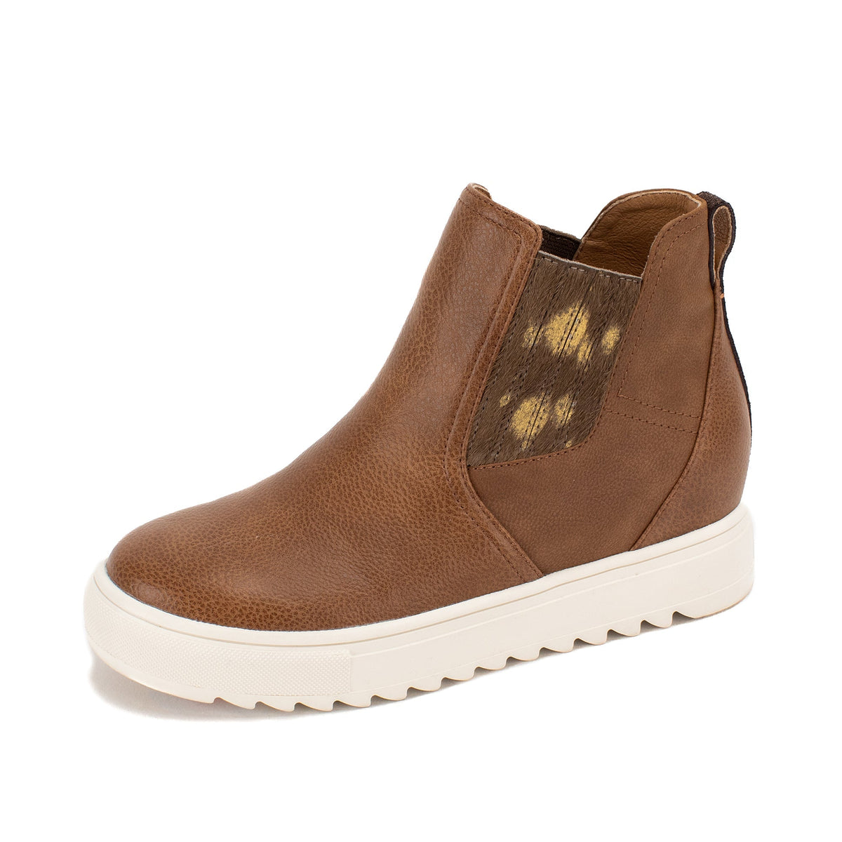 Yellow Box Footwear Great Value | Malvena Wedge Sneaker Boot - Brown