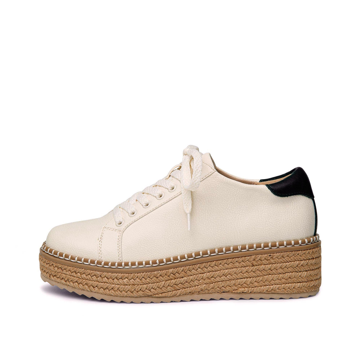 Yellow Box Footwear Signature | Misty Espadrille Sneaker - Ivory