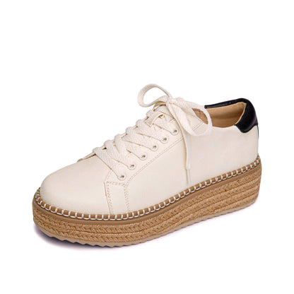 Yellow Box Footwear Signature | Misty Espadrille Sneaker - Ivory