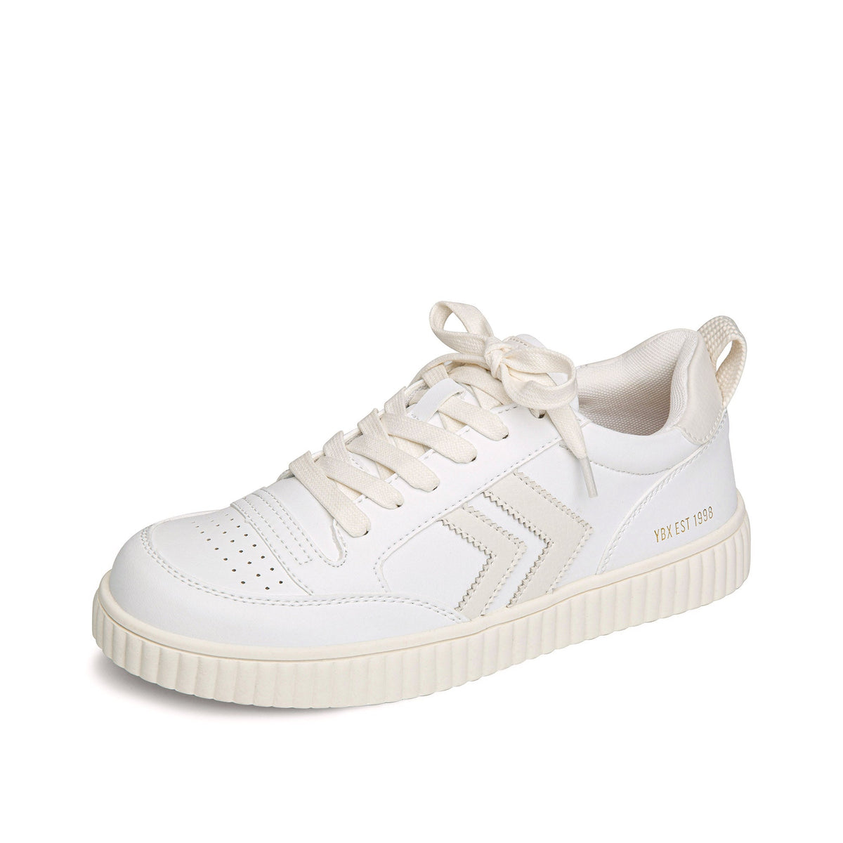 Yellow Box Footwear Smart Buy | Miles Court Sneaker - White