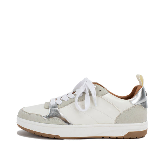 Yellow Box Footwear Signature | Nayari Court Sneaker - White