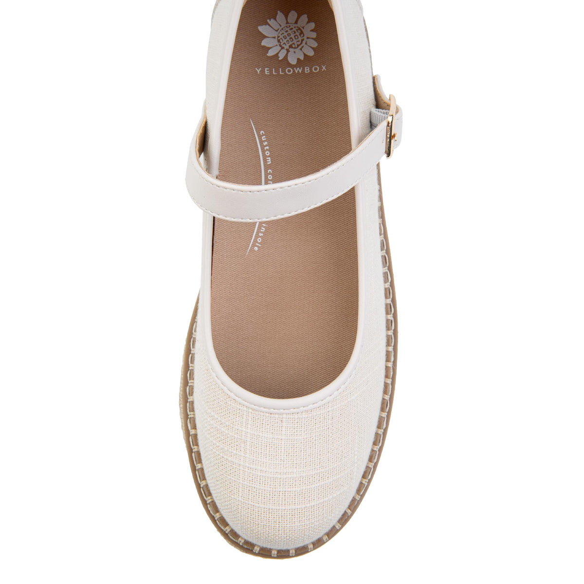 Yellow Box Footwear Quality | Miana Maryjane Espadrille - Cream