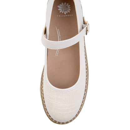Yellow Box Footwear Quality | Miana Maryjane Espadrille - Cream
