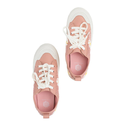Yellow Box Footwear Everyday | Ginnie Crochet Sneaker - Blush