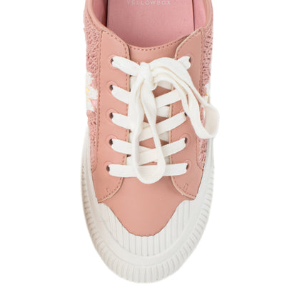 Yellow Box Footwear Everyday | Ginnie Crochet Sneaker - Blush
