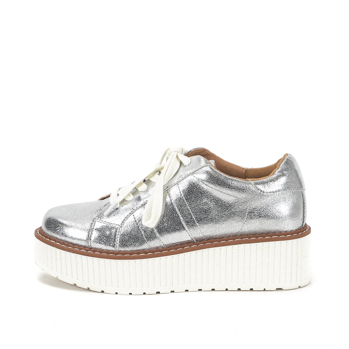 Yellow Box Footwear Recommended | Marcell Flatform Sneaker - Silver