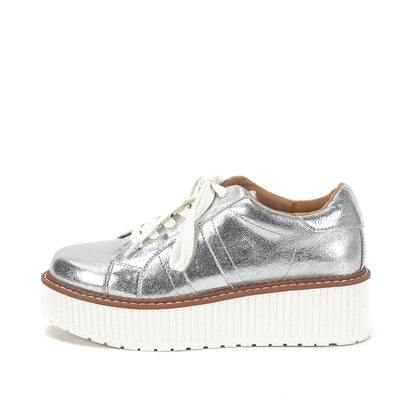 Yellow Box Footwear Recommended | Marcell Flatform Sneaker - Silver