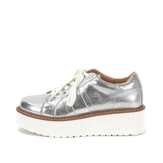 Yellow Box Footwear Recommended | Marcell Flatform Sneaker - Silver