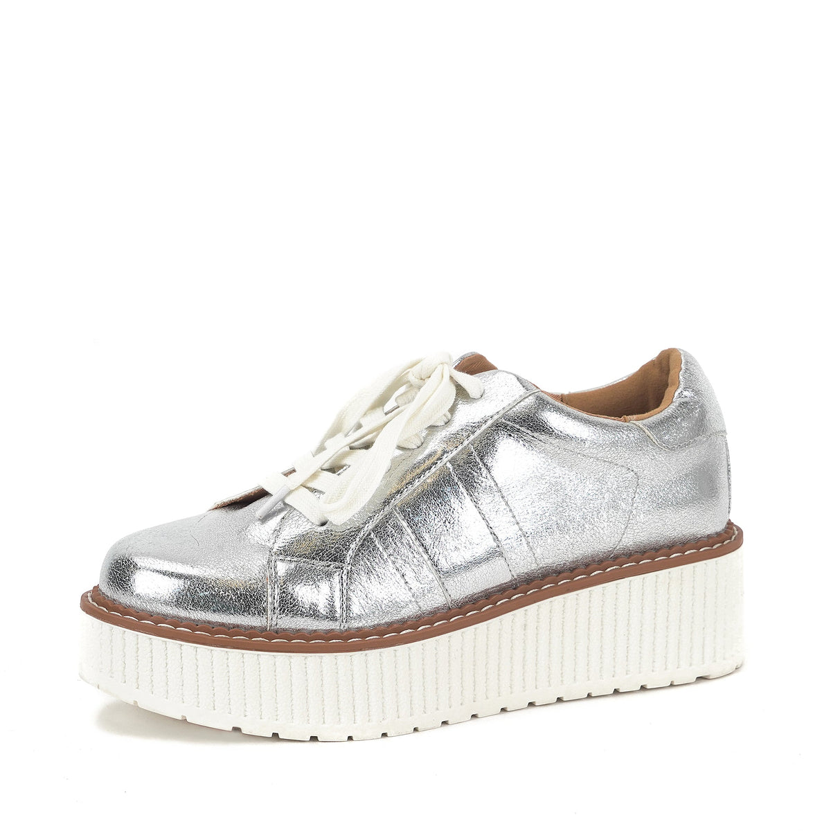 Yellow Box Footwear Recommended | Marcell Flatform Sneaker - Silver
