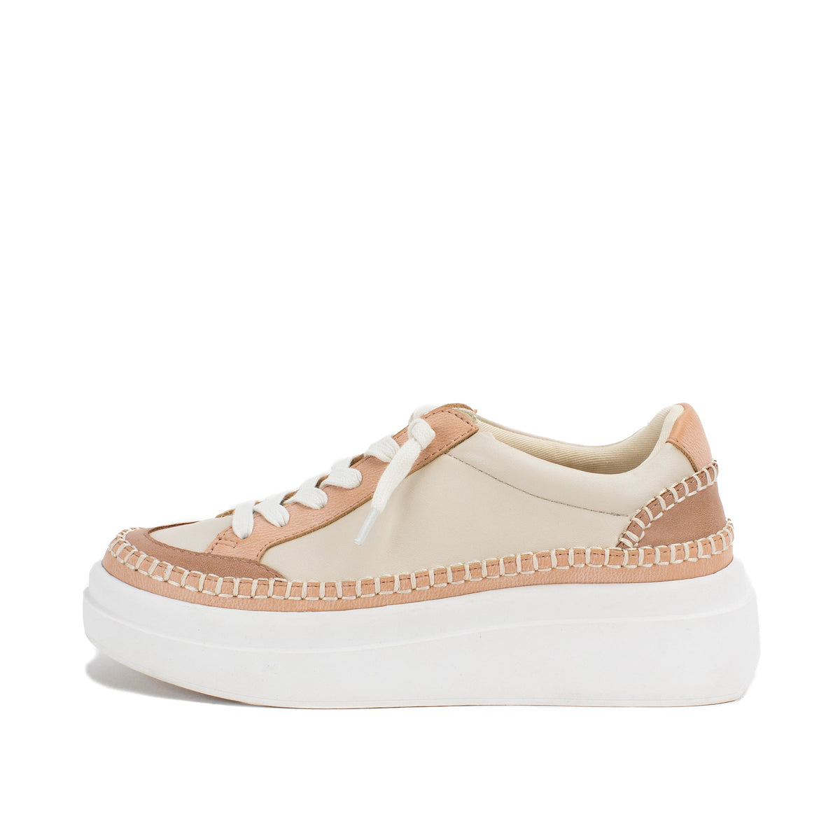 Yellow Box Footwear Trending | Eloise Flatform Sneaker - Blush