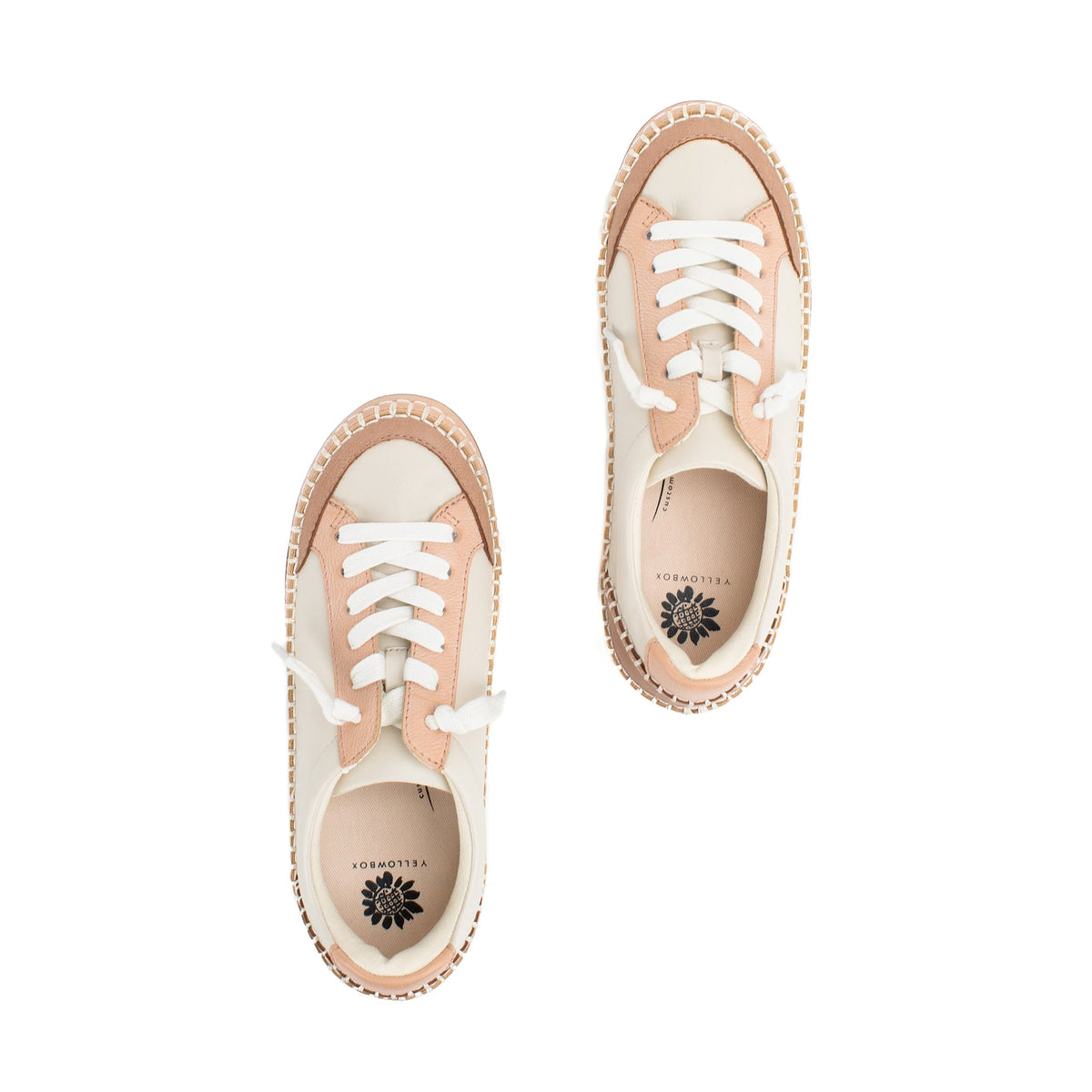 Yellow Box Footwear Trending | Eloise Flatform Sneaker - Blush