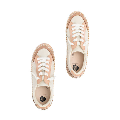 Yellow Box Footwear Trending | Eloise Flatform Sneaker - Blush