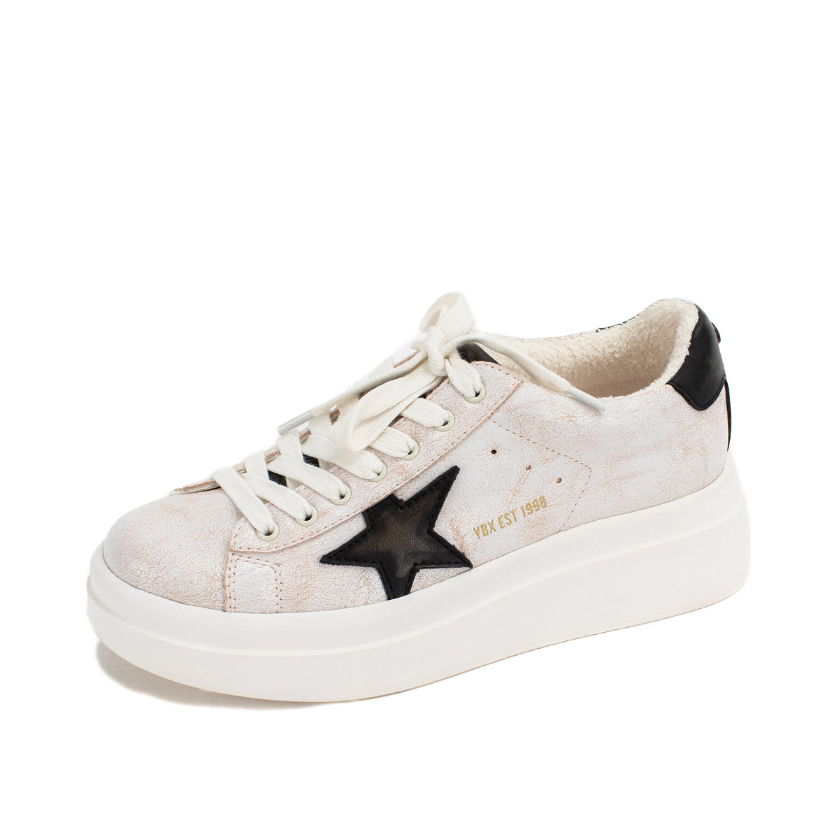 Yellow Box Footwear Trusted | Elonna Flatform Sneaker - Black