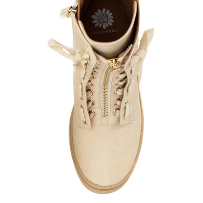 Yellow Box Footwear Top Pick | Thea Ankle Boot - Ivory