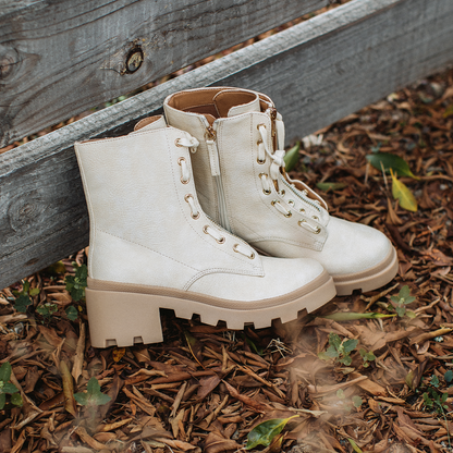 Yellow Box Footwear Top Pick | Thea Ankle Boot - Ivory