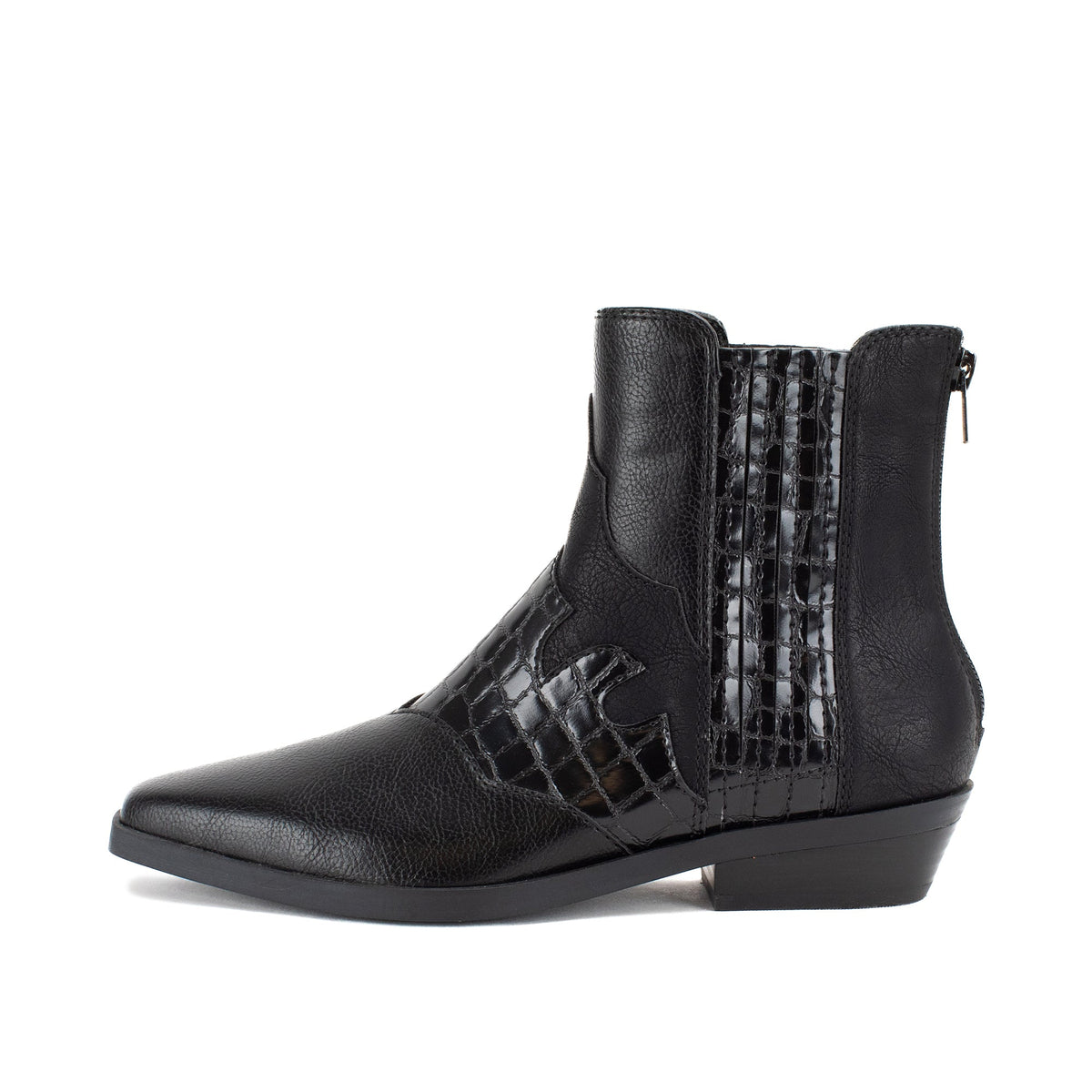 Yellow Box Footwear Value | Willis Western Chelsea Boot - Black